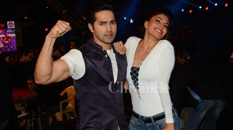 Varun Dhawan and Jacqueline Fernandez take their Dishoom to Pro Kabaddi