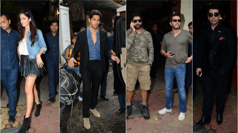 Sidharth and Katrina along with the team shoot for Baar Baar Dekhos promo Sidharth and Katrina along with the team shoot for Baar Baar Dekhos promo