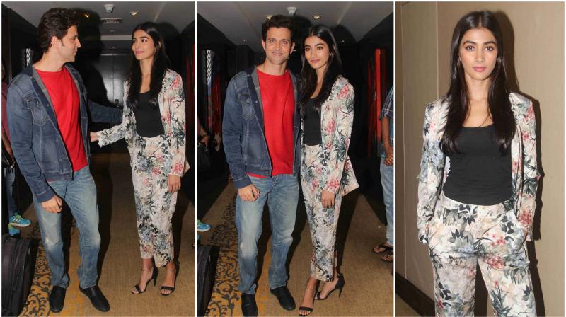 Hrithik Roshan-Pooja Hegde turn up the heat during Mohenjo Daro promotions