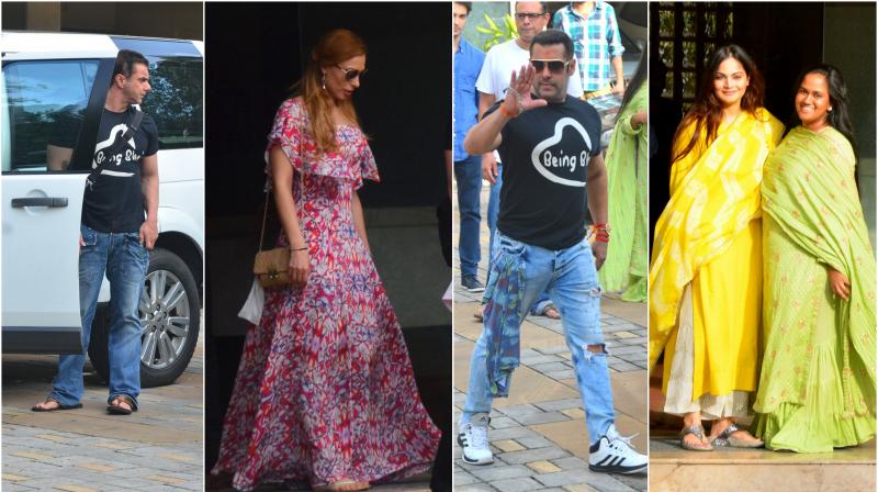 On Rakhi day, Iulia accompanies Salman Khan as he visits his sisters On Rakhi day, Iulia accompanies Salman Khan as he visits his sisters