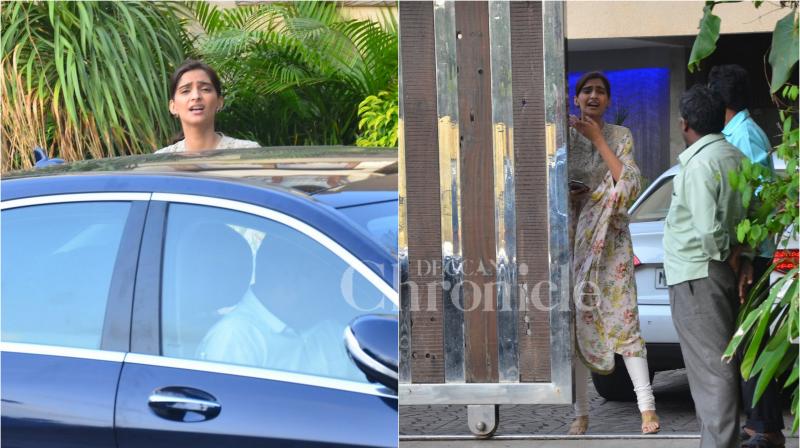 Sonam Kapoor snaps at shutterbugs for catching her off guard Sonam Kapoor snaps at shutterbugs for catching her off guard