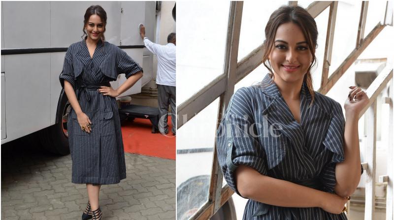 Snapped: Sonakshi Sinha promotes Akira in style!