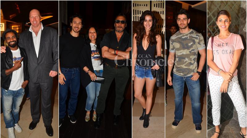 Stars come down to attend Tiger and Jacqueline starrer A Flying Jatts screening