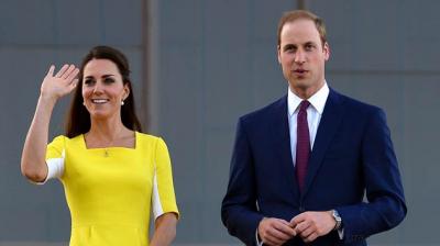 Prince William and his wife Kate. (Photo: AFP) 