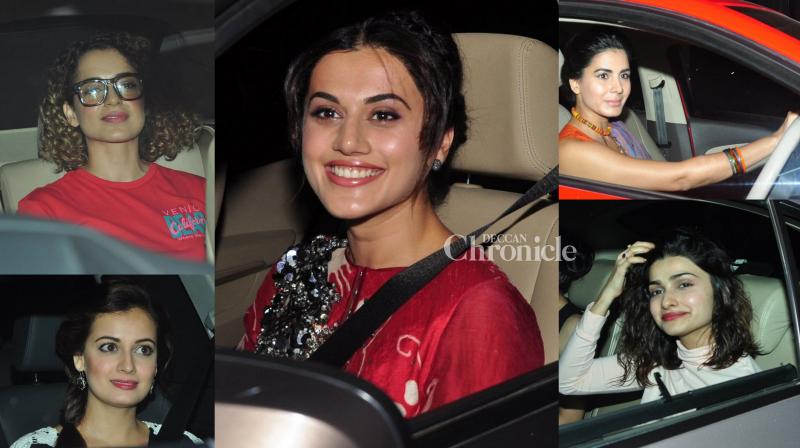 Ladies of B-town throng Amitabh Bachchans Pinks screening Ladies of B-town throng Amitabh Bachchans Pinks screening