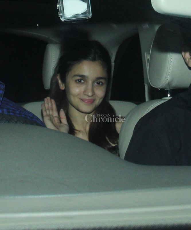 Alia Bhatt attended Katrina Kaif's birthday bash.