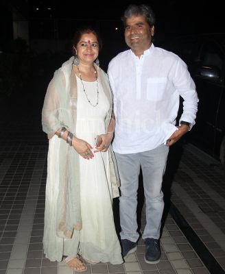 Vishal Bhardwaj with wife Rekha