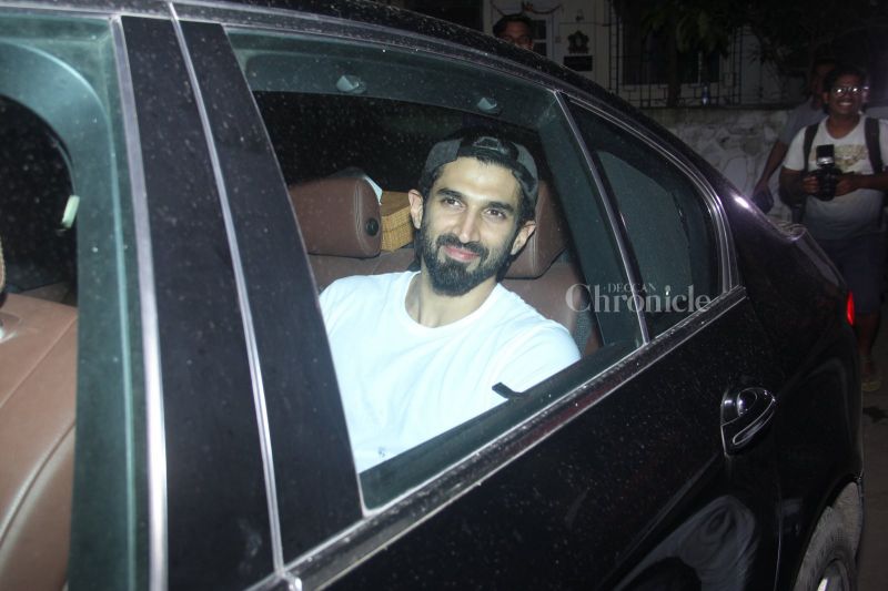 Aditya Roy Kapoor attended Katrina Kaif's birthday bash.