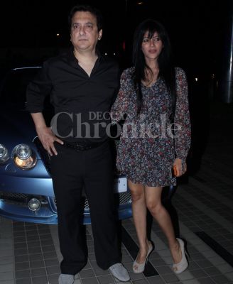 Sajid Nadiadwala with wife Wardha