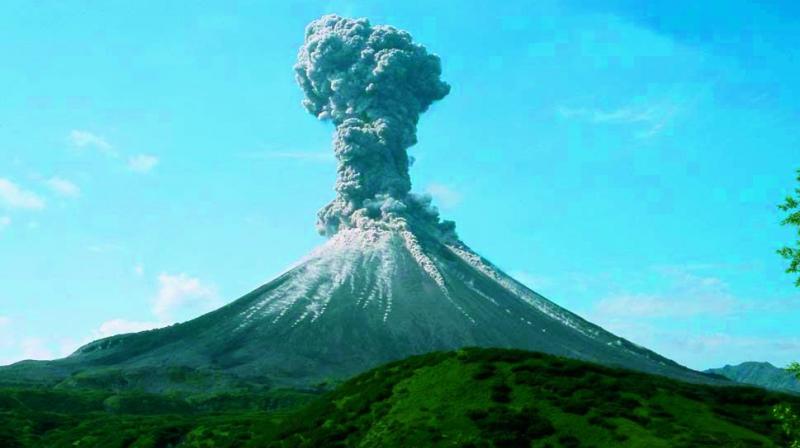 Just recently — in an extremely rare event — three giant volcanoes on the famed Ring of Fire erupted at the same time. Just recently — in an extremely rare event — three giant volcanoes on the famed Ring of Fire erupted at the same time.