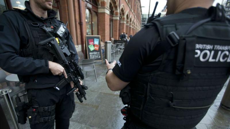 The British police arrested five men on suspicion of being concerned in the commission, preparation or instigation of acts of terrorism. (Photo: AP/Representational) The British police arrested five men on suspicion of being concerned in the commission, preparation or instigation of acts of terrorism. (Photo: AP/Representational)