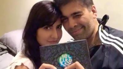 Katrina Kaif snapped with Karan Johar