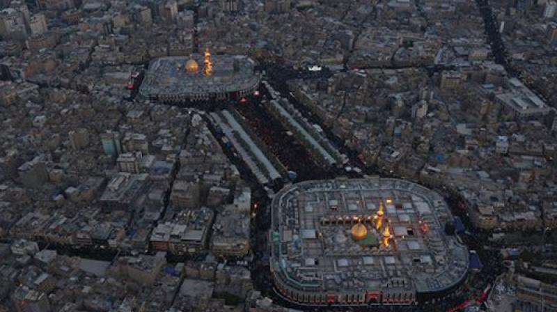 The row that has prevented Iranians taking part in this year's hajj pilgrimage is diverting hundreds of thousands to the shrine of Imam Hussein, one of the holiest sites in Shiite Islam. (Photo: AP) The row that has prevented Iranians taking part in this year's hajj pilgrimage is diverting hundreds of thousands to the shrine of Imam Hussein, one of the holiest sites in Shiite Islam. (Photo: AP)