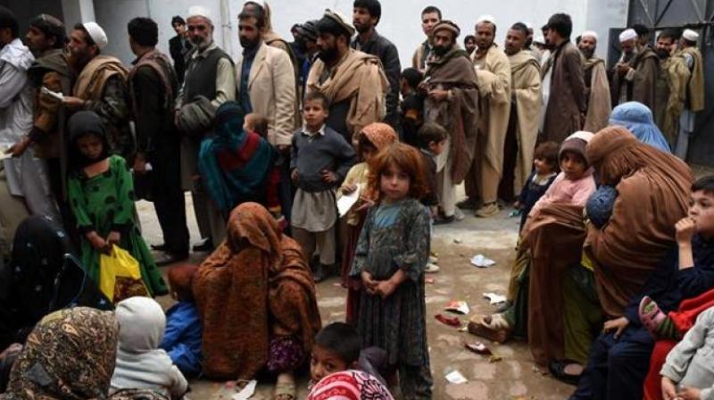 According to the official estimates, around 8,000 Afghans will leave Pakistan every day after the Eid-ul Azha, adding at present 3,000 to 3,500 such refugees are returning on a daily basis. (Photo: AFP) According to the official estimates, around 8,000 Afghans will leave Pakistan every day after the Eid-ul Azha, adding at present 3,000 to 3,500 such refugees are returning on a daily basis. (Photo: AFP)