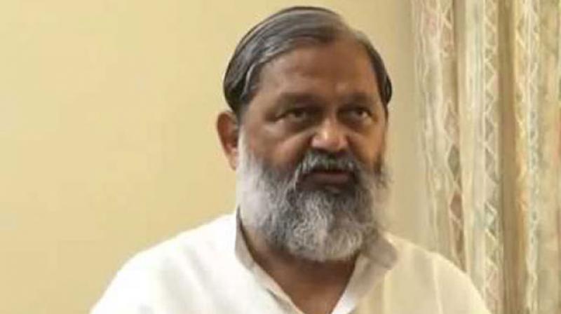 Haryana Health Minister Anil Vij. (PTI)