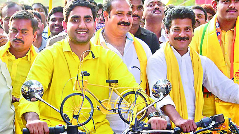 Image result for lokesh ghmc campaigning