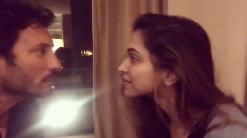 Homi Adajania with Deepika Padukone.