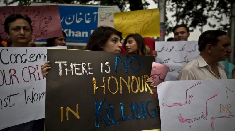 Pakistani lawmakers have passed a law that stiffens the penalty for convicted honour killers. (Photo: AP/File) Pakistani lawmakers have passed a law that stiffens the penalty for convicted honour killers. (Photo: AP/File)