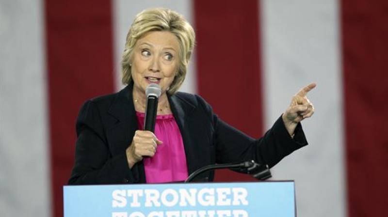 Democratic presidential candidate Hillary Clinton speaks at a rally at the University of South Florida in Tampa. (Photo: AP) Democratic presidential candidate Hillary Clinton speaks at a rally at the University of South Florida in Tampa. (Photo: AP)