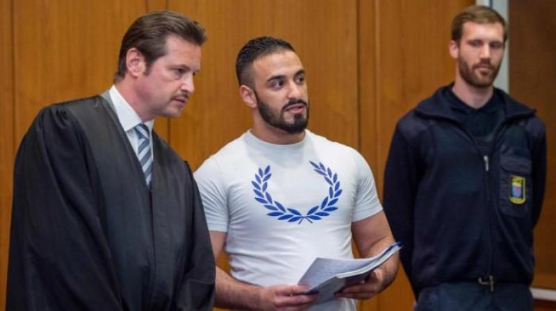 Aria Ladjedvardi, aged 21 and with Iranian roots, received a prison term of two years, handed down by the Frankfurt regional court.(Photo: AFP) Aria Ladjedvardi, aged 21 and with Iranian roots, received a prison term of two years, handed down by the Frankfurt regional court.(Photo: AFP)