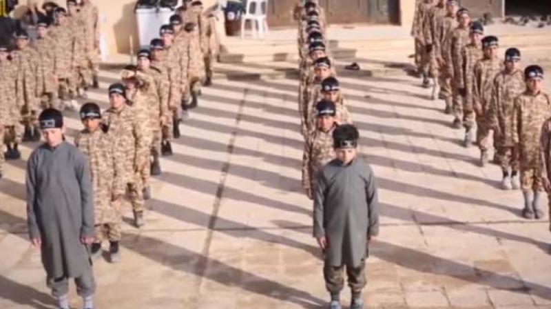 These children are provided with rigorous training to become lethal fighters of the terror group. (Photo: YouTube Screengrab) These children are provided with rigorous training to become lethal fighters of the terror group. (Photo: YouTube Screengrab)