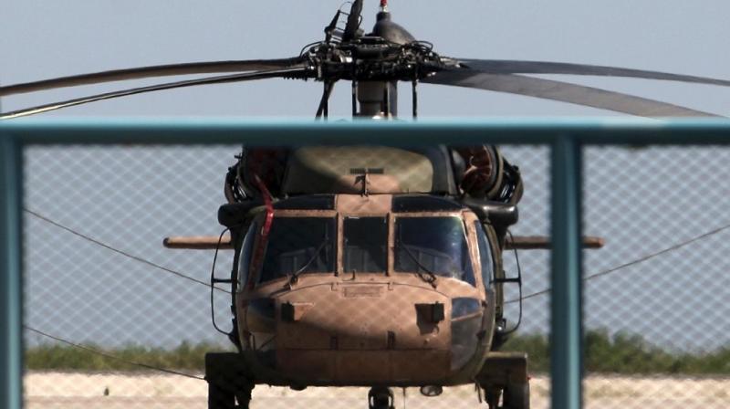 A military helicopter landed at Greece's Alexandroupolis airport on July 16, carrying eight officers who were seeking asylum after a failed coup in Turkey. (Photo: AFP) A military helicopter landed at Greece's Alexandroupolis airport on July 16, carrying eight officers who were seeking asylum after a failed coup in Turkey. (Photo: AFP)
