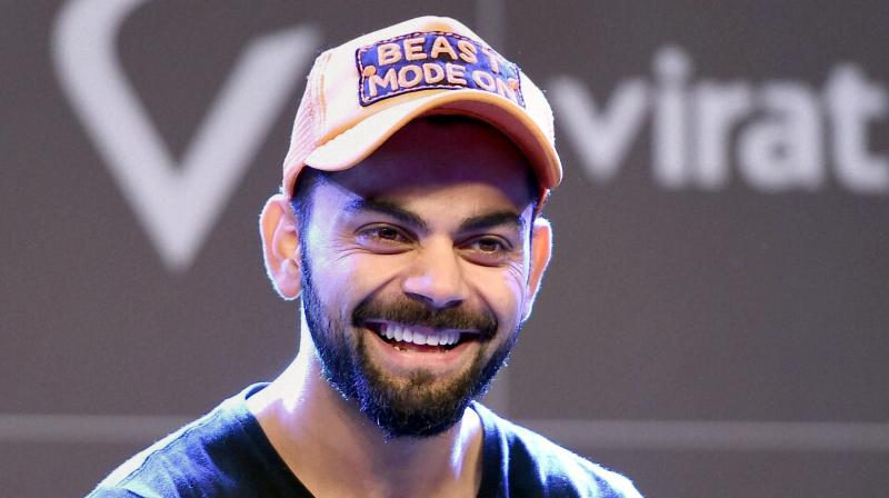 Image result for Virat Kohli. using phone