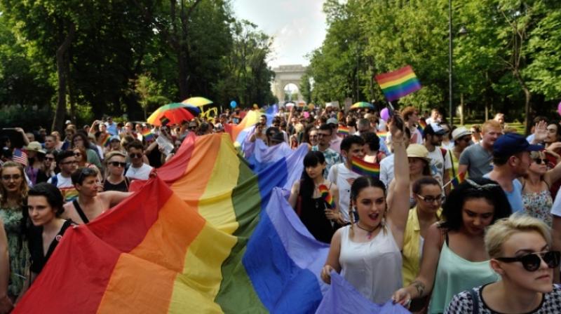 US graphic designer Claibourn Robert Hamilton and Romanian rights activist Adrian Coman are seeking to be recognized as married - a position opposed by the influential Romanian Orthodox Church. (Photo: AFP/Representational Image) US graphic designer Claibourn Robert Hamilton and Romanian rights activist Adrian Coman are seeking to be recognized as married - a position opposed by the influential Romanian Orthodox Church. (Photo: AFP/Representational Image)