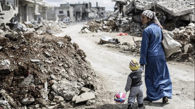 The Syrian civil war has so far taken 301,781 lives, including 15,099 children and 10,018 women, the Syrian Observatory for Human Rights said. (Photo: AFP) The Syrian civil war has so far taken 301,781 lives, including 15,099 children and 10,018 women, the Syrian Observatory for Human Rights said. (Photo: AFP)