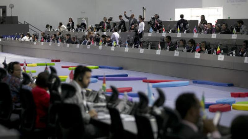 oreign Ministers attend a meeting during the 17th summit of the Non-Aligned Movement (MNOAL) in Porlamar, Margarita Island, Venezuela. (Photo: AP) oreign Ministers attend a meeting during the 17th summit of the Non-Aligned Movement (MNOAL) in Porlamar, Margarita Island, Venezuela. (Photo: AP)