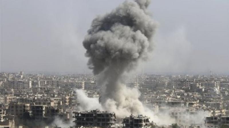 A statement today by the Chief of General Staff's office said warplanes struck three buildings identified as belonging to ISIS. (Photo: Representational Image/AP) A statement today by the Chief of General Staff's office said warplanes struck three buildings identified as belonging to ISIS. (Photo: Representational Image/AP)