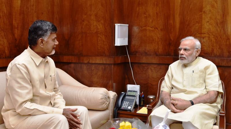 Image result for Is there an issue between Modi and Chandrababu Naidu?