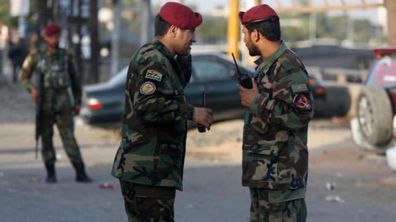 The attack began after a third massive explosion jolted Kabul late Monday, which was followed by erratic gunfire. (Photo: AP) The attack began after a third massive explosion jolted Kabul late Monday, which was followed by erratic gunfire. (Photo: AP)