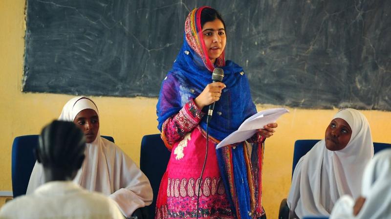 Nobel Peace Prize winner Malala Yousafzai. (Photo: AFP) Nobel Peace Prize winner Malala Yousafzai. (Photo: AFP)