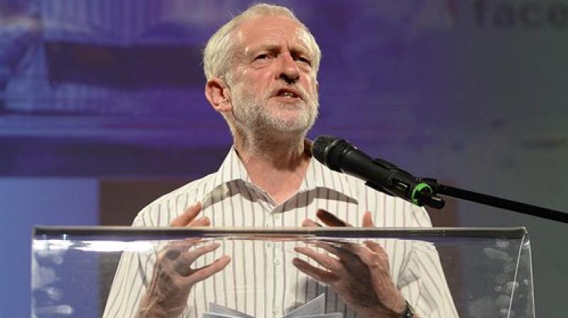 Leader of Britain's opposition Labour Party Jeremy Corbyn speaks during a leadership campaign rally at Ruach City Church in London. (Photo: AP) Leader of Britain's opposition Labour Party Jeremy Corbyn speaks during a leadership campaign rally at Ruach City Church in London. (Photo: AP)