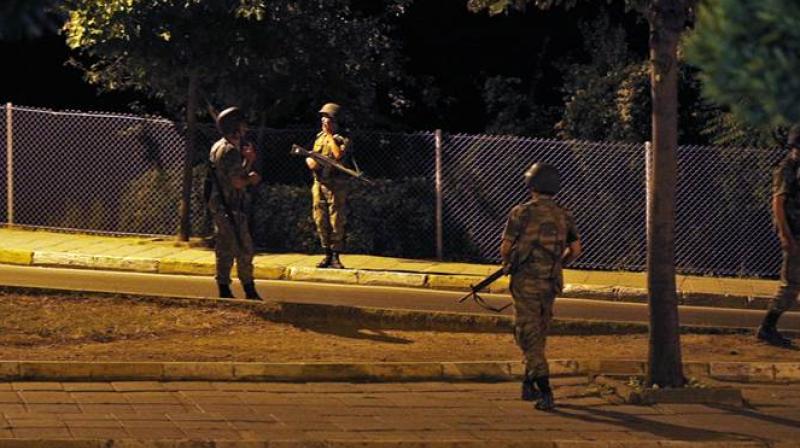 Turkey’s chief of military staff was among people taken hostage at the military headquarters in Ankara on Friday. (Photo: AP) Turkey’s chief of military staff was among people taken hostage at the military headquarters in Ankara on Friday. (Photo: AP)