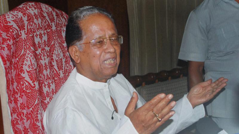 Gogoi had appeared in person in the court in response to a summon in connection with the defamation case filed by Sarma, a former minister in his cabinet. (Photo: PTI) Gogoi had appeared in person in the court in response to a summon in connection with the defamation case filed by Sarma, a former minister in his cabinet. (Photo: PTI)