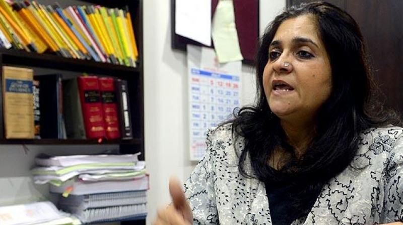 A file photo of social activist Teesta Setalvad (Image: AFP)